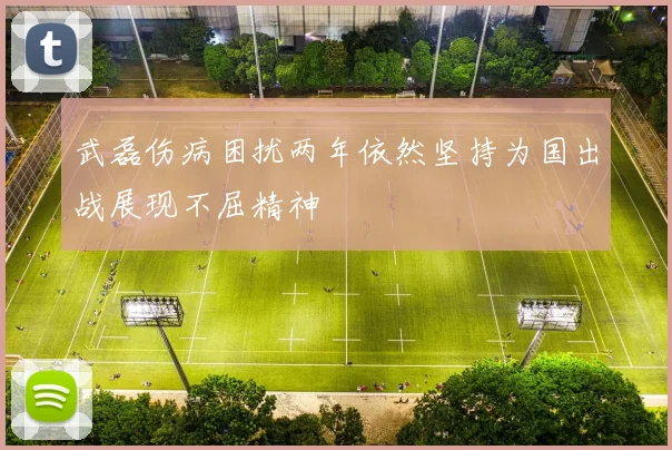 武磊伤病困扰两年依然坚持为国出战展现不屈精神