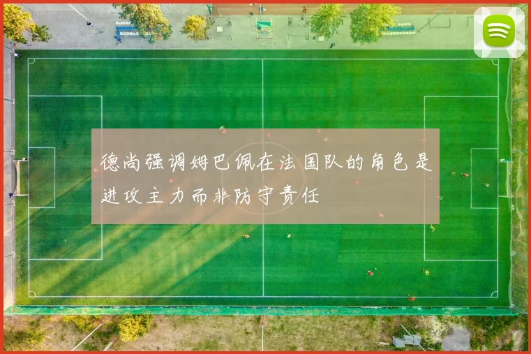 德尚强调姆巴佩在法国队的角色是进攻主力而非防守责任